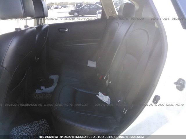 JN8AS5MT2BW185012 - 2011 NISSAN ROGUE S/SV/KROM WHITE photo 8