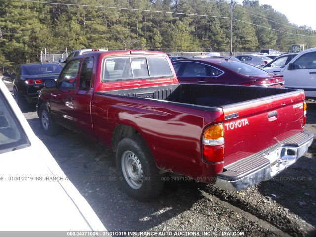 5TEVL52NO1Z787150 - 2001 TOYOTA TACOMA XTRACAB RED photo 3