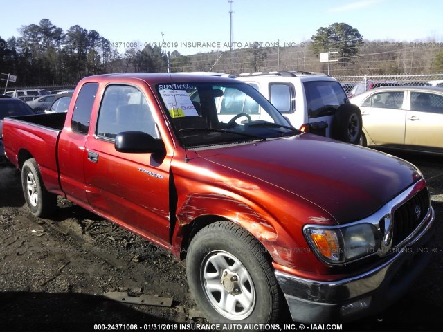 5TEVL52NO1Z787150 - 2001 TOYOTA TACOMA XTRACAB RED photo 6