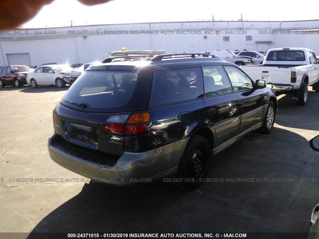 4S3BH675447642515 - 2004 SUBARU LEGACY OUTBACK AWP 蓝色 照片 4