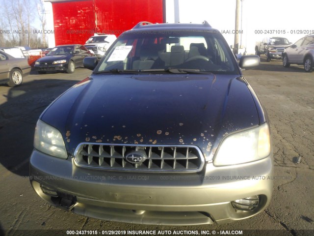 4S3BH675447642515 - 2004 SUBARU LEGACY OUTBACK AWP 蓝色 照片 6