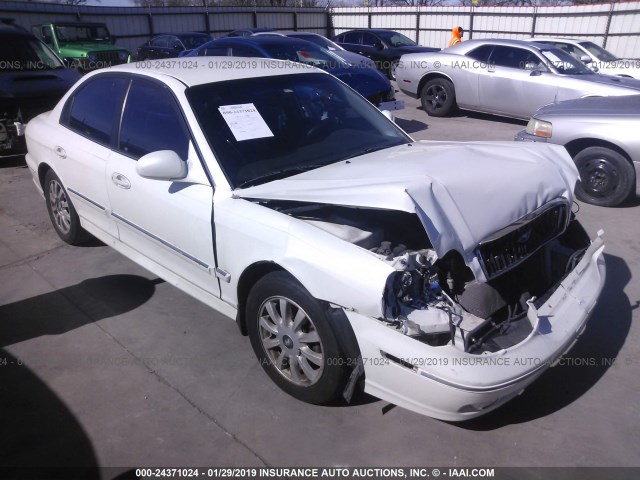 KMHWF35H25A205289 - 2005 HYUNDAI SONATA GLS/LX WHITE photo 1