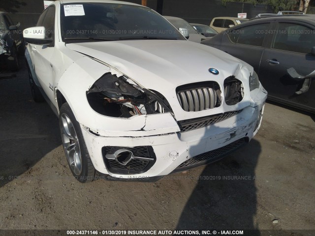 5UXFG8C59CL590812 - 2012 BMW X6 XDRIVE50I WHITE photo 6