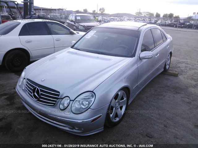 WDBUF70J93A233390 - 2003 MERCEDES-BENZ E 500 SILVER photo 2