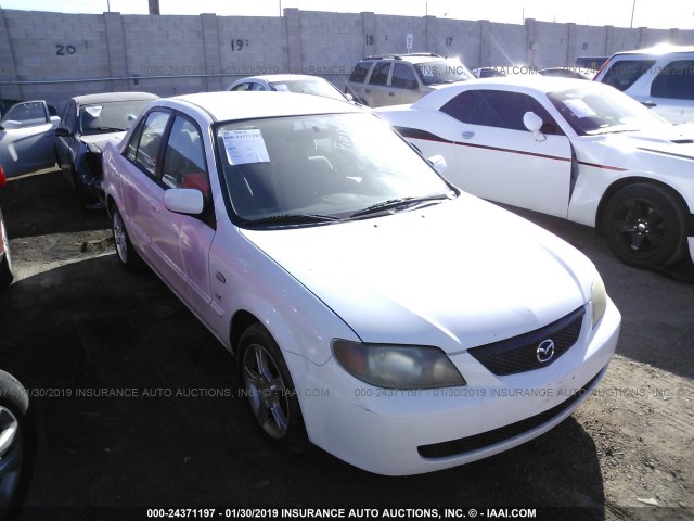 JM1BJ225530117104 - 2003 MAZDA PROTEGE DX/LX/ES WHITE photo 1