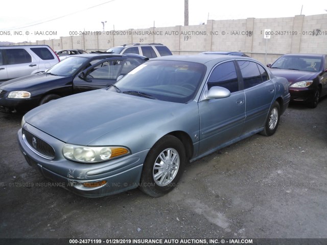 1G4HP52K43U289824 - 2003 BUICK LESABRE CUSTOM BLUE photo 2