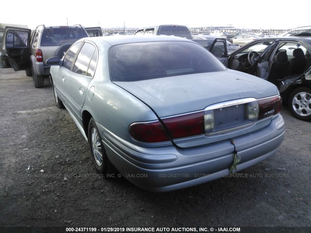 1G4HP52K43U289824 - 2003 BUICK LESABRE CUSTOM BLUE photo 3