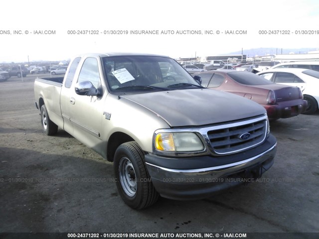 1FTRX17L52NA48950 - 2002 FORD F150 TAN photo 1