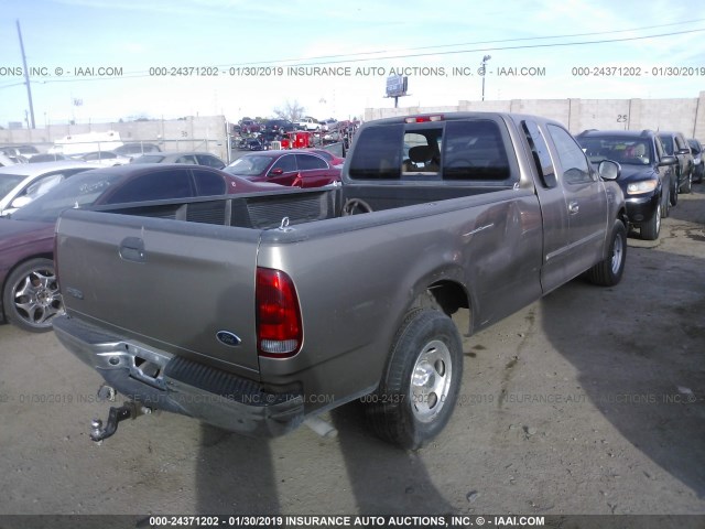 1FTRX17L52NA48950 - 2002 FORD F150 TAN photo 4