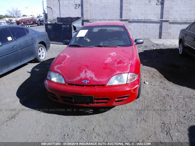 1G1JC524727280947 - 2002 CHEVROLET CAVALIER CNG RED photo 6