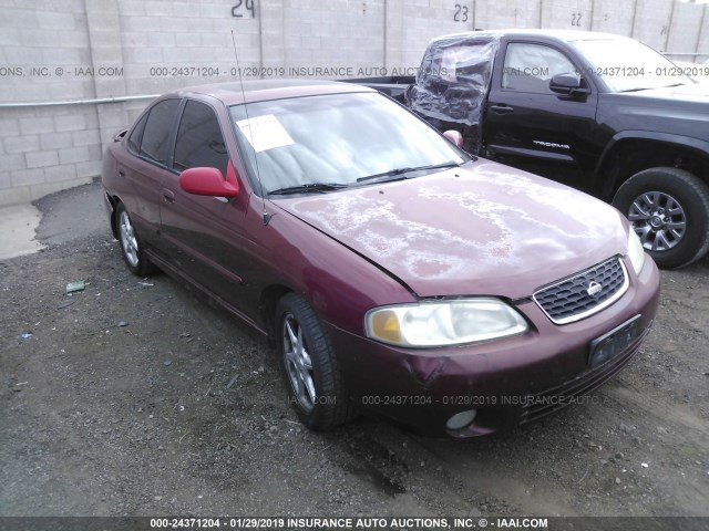 3N1BB51A71L002116 - 2001 NISSAN SENTRA SE RED photo 1