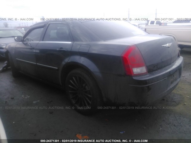 2C3KA43R17H855128 - 2007 CHRYSLER 300 BLACK photo 3