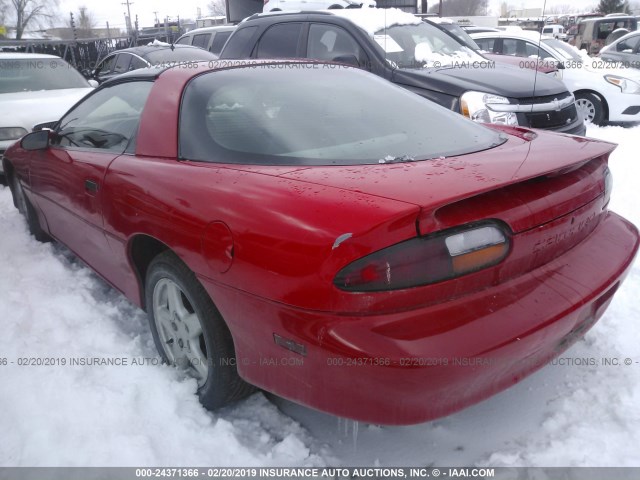 2G1FP22K8V2141087 - 1997 CHEVROLET CAMARO RS RED photo 3