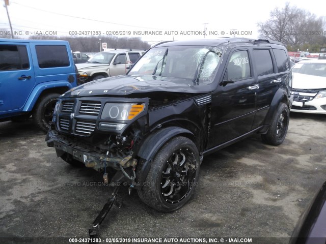 1D8GU58627W630572 - 2007 DODGE NITRO R/T BLACK photo 2