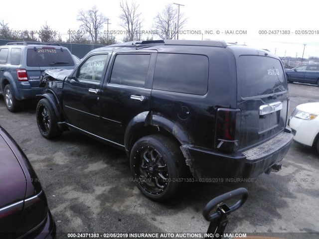 1D8GU58627W630572 - 2007 DODGE NITRO R/T BLACK photo 3