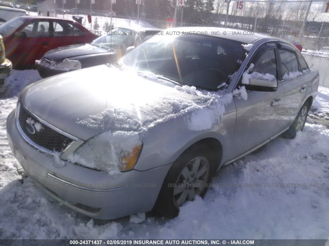 1FAFP24196G159562 - 2006 FORD FIVE HUNDRED SEL SILVER photo 2