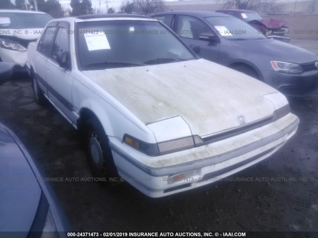 1HGCA5545JA165669 - 1988 HONDA ACCORD LXI WHITE photo 1