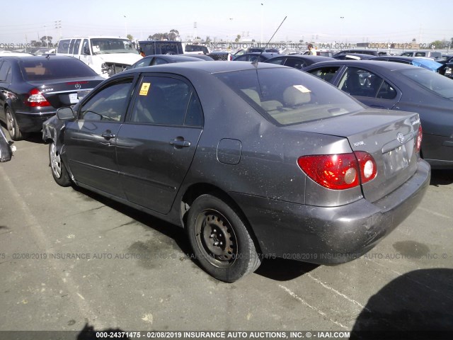 1NXBR32E06Z720176 - 2006 TOYOTA COROLLA CE/LE/S GRAY photo 3