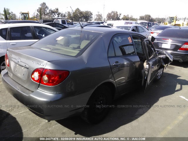 1NXBR32E06Z720176 - 2006 TOYOTA COROLLA CE/LE/S GRAY photo 4