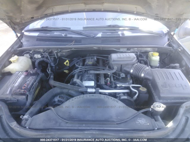 1J4GW48S34C265990 - 2004 JEEP GRAND CHEROKEE LAREDO/COLUMBIA/FREEDOM 绿色 照片 10