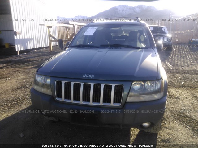 1J4GW48S34C265990 - 2004 JEEP GRAND CHEROKEE LAREDO/COLUMBIA/FREEDOM 绿色 照片 6