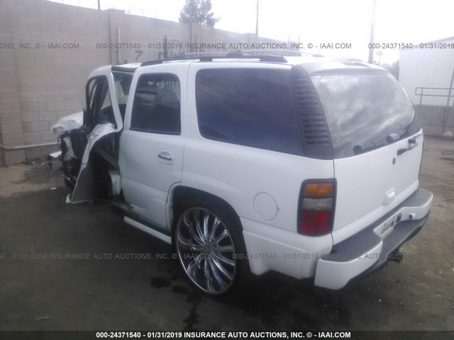 1GKEK63U36J114731 - 2006 GMC YUKON DENALI WHITE photo 3