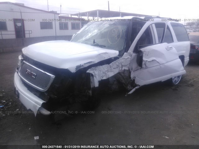 1GKEK63U36J114731 - 2006 GMC YUKON DENALI WHITE photo 6