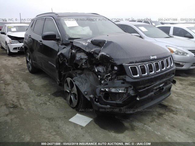 3C4NJCBB1JT102429 - 2018 JEEP COMPASS LATITUDE BLACK photo 6