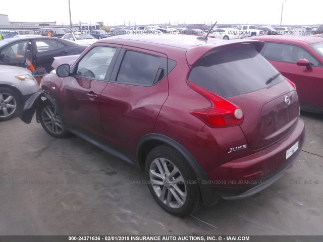 JN8AF5MR8DT203350 - 2013 NISSAN JUKE S/SV/SL RED photo 3