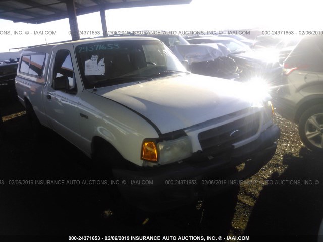 1FTYR10U72PB65555 - 2002 FORD RANGER WHITE photo 1