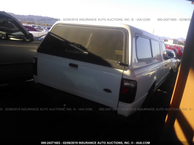 1FTYR10U72PB65555 - 2002 FORD RANGER WHITE photo 4