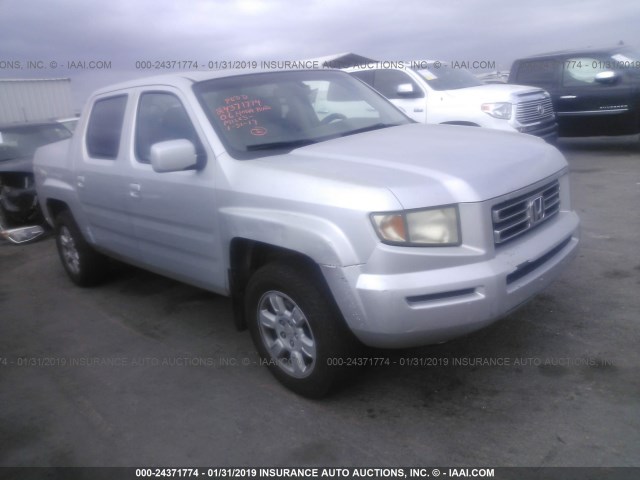 2HJYK165X6H540204 - 2006 HONDA RIDGELINE RTL SILVER photo 1