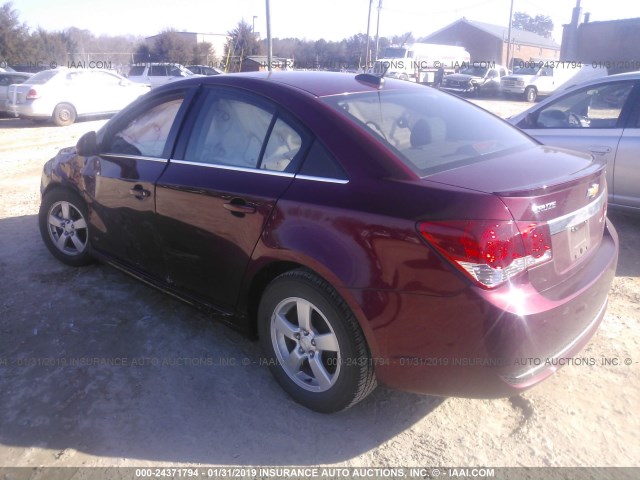 1G1PE5SB2G7203977 - 2016 CHEVROLET CRUZE LIMITED LT RED photo 3