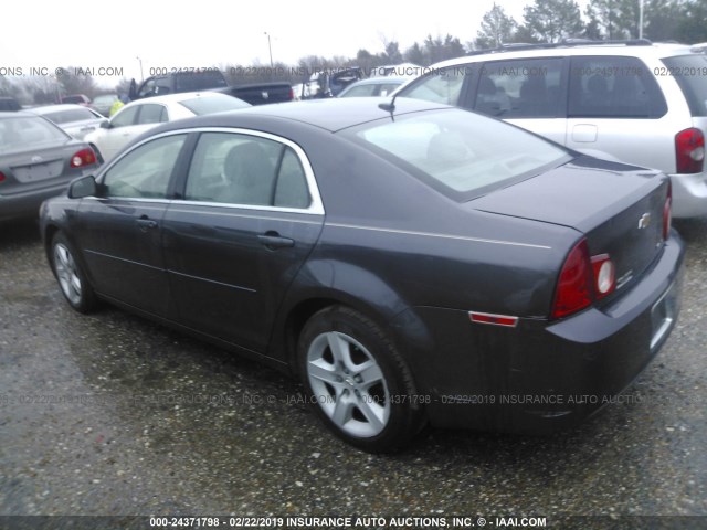 1G1ZA5E05AF285666 - 2010 CHEVROLET MALIBU LS GRAY photo 3