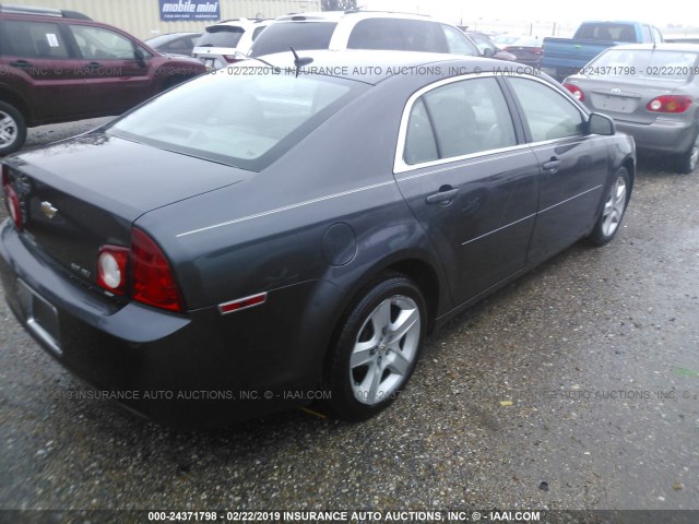 1G1ZA5E05AF285666 - 2010 CHEVROLET MALIBU LS GRAY photo 4