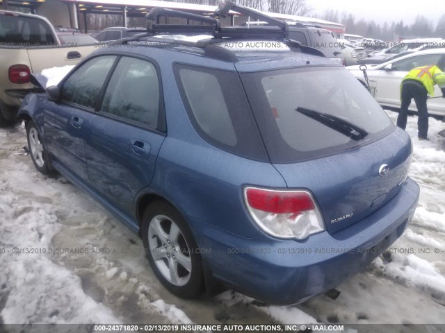 JF1GG61647H818753 - 2007 SUBARU IMPREZA 2.5I BLUE photo 3