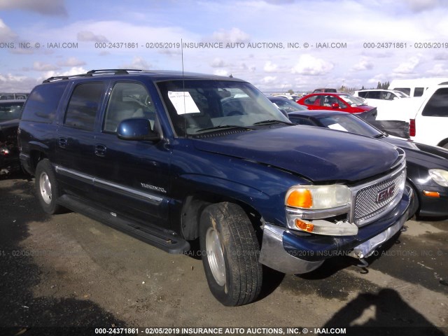 3GKFK16Z52G211231 - 2002 GMC YUKON XL K1500 BLUE photo 1