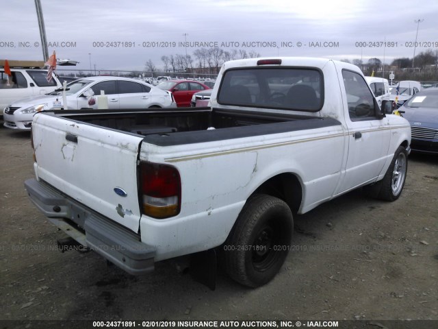 1FTCR10U7VUC70533 - 1997 FORD RANGER WHITE photo 4