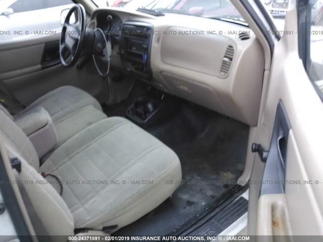 1FTCR10U7VUC70533 - 1997 FORD RANGER WHITE photo 5