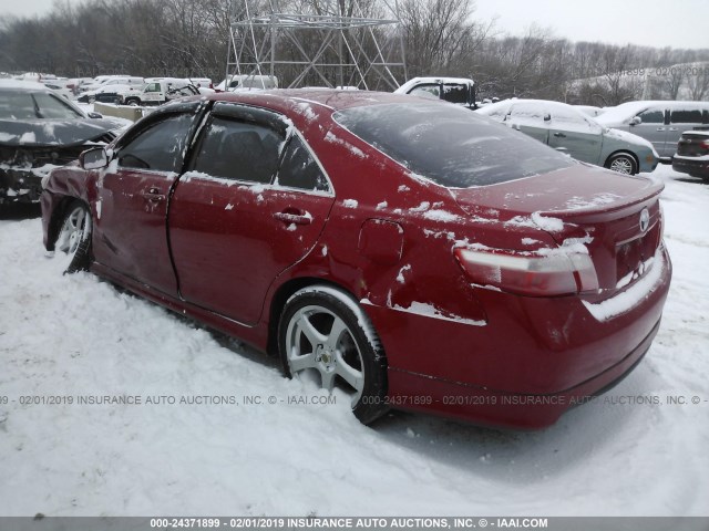 4T1BE46K89U269505 - 2009 TOYOTA CAMRY SE/LE/XLE 红色 照片 3