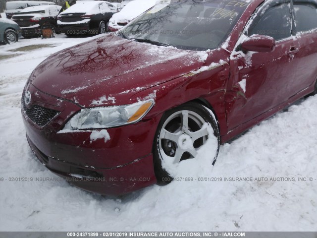 4T1BE46K89U269505 - 2009 TOYOTA CAMRY SE/LE/XLE 红色 照片 6