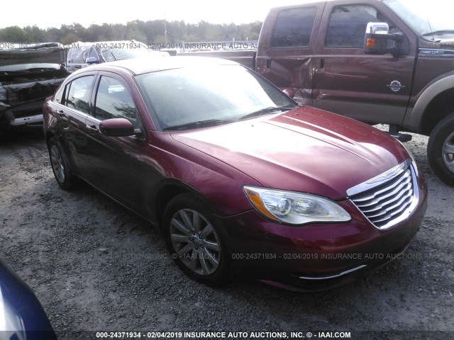 1C3CCBBG2EN105714 - 2014 CHRYSLER 200 TOURING RED photo 1