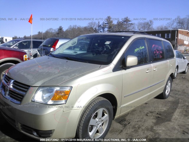 2D4RN5D10AR416567 - 2010 DODGE GRAND CARAVAN SXT GOLD photo 2