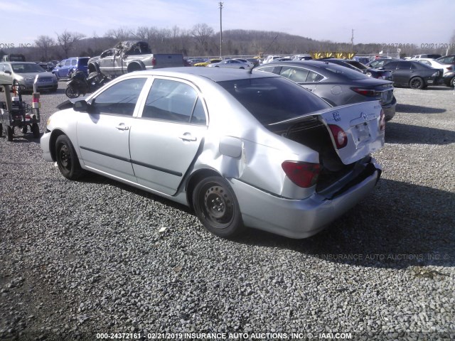 1NXBR32E48Z003458 - 2008 TOYOTA COROLLA CE/LE/S SILVER photo 3