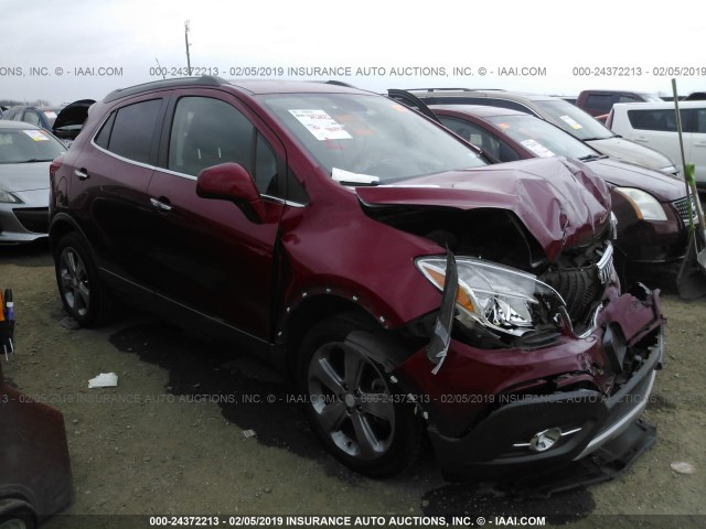 KL4CJGSBXDB212183 - 2013 BUICK ENCORE RED photo 1