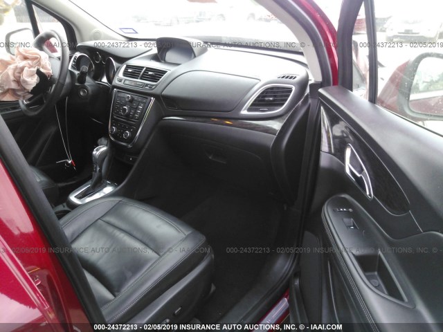 KL4CJGSBXDB212183 - 2013 BUICK ENCORE RED photo 5