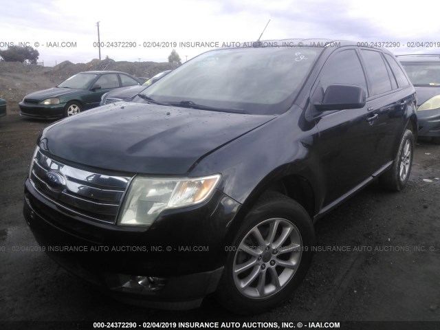 2FMDK3JC3ABA72537 - 2010 FORD EDGE SEL BLACK photo 6