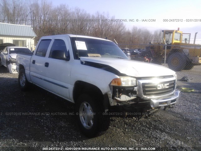 2GTEK13T761246195 - 2006 GMC NEW SIERRA K1500 WHITE photo 1