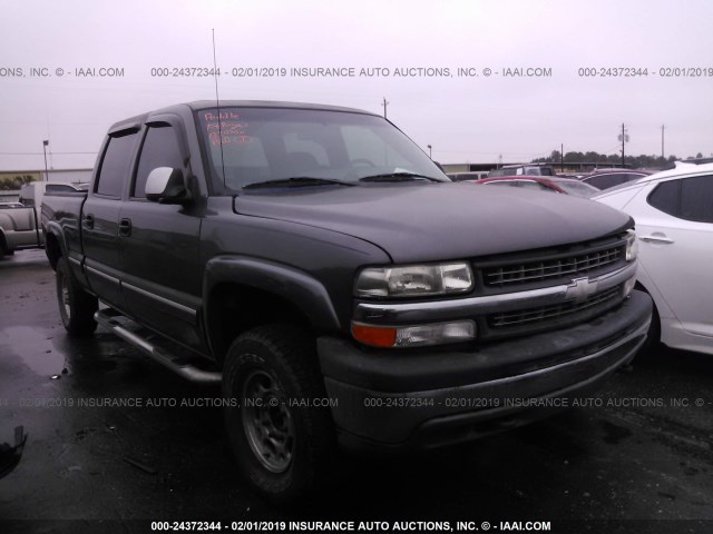 1GCGK13U52F229206 - 2002 CHEVROLET SILVERADO K1500 HEAVY DUTY GRAY photo 1