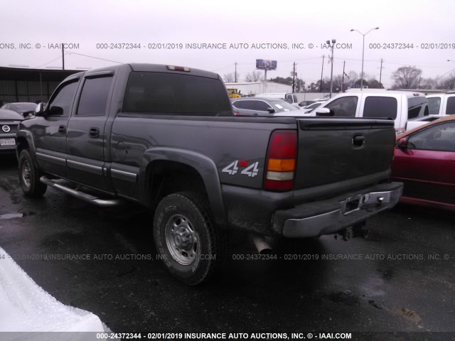 1GCGK13U52F229206 - 2002 CHEVROLET SILVERADO K1500 HEAVY DUTY GRAY photo 3